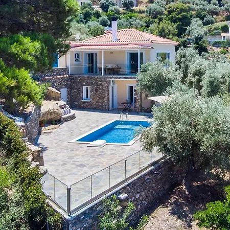 Ifigeneia με πισίνα και υπέροχη θέα 빌라 *