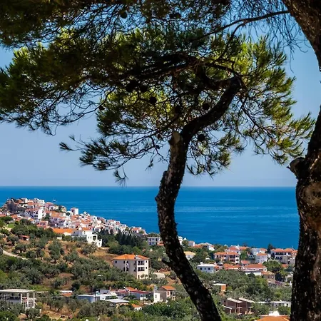 Ifigeneia με πισίνα και υπέροχη θέα 빌라