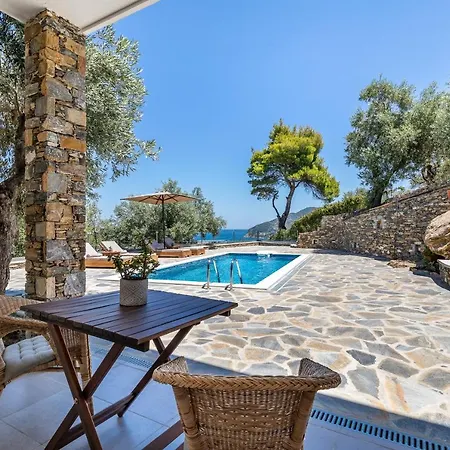 Ifigeneia με πισίνα και υπέροχη θέα 빌라 *