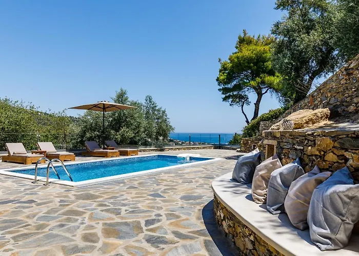 Ifigeneia με πισίνα και υπέροχη θέα *